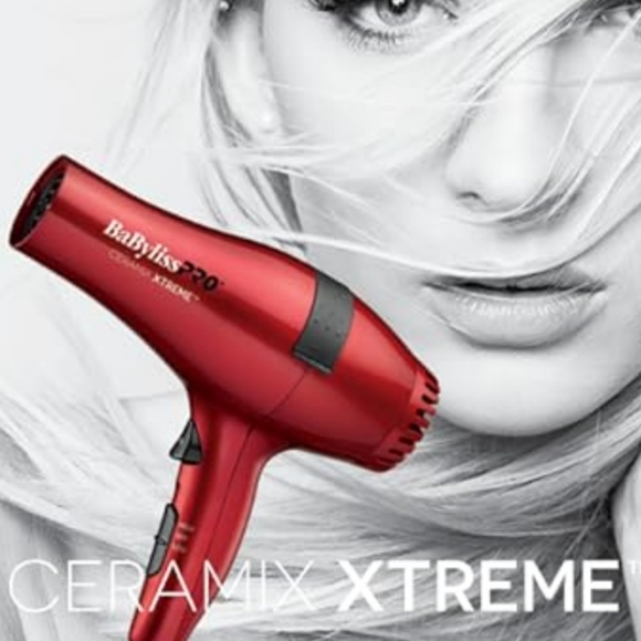 BaByliss Other - BABYLISS PRO Red Ceramix Extreme 1875 watts Hair Dryer